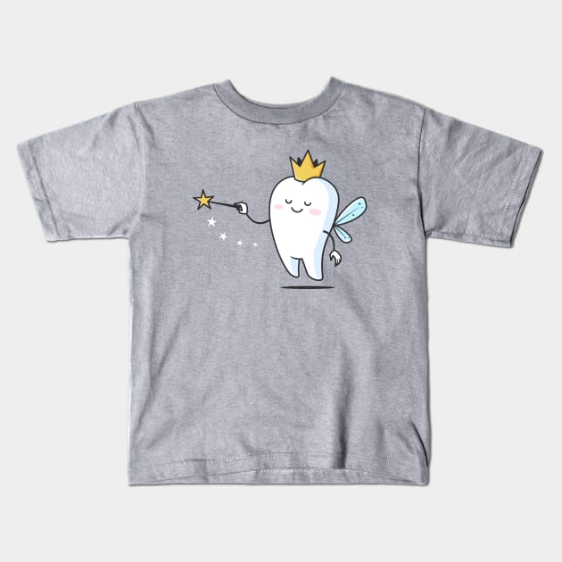 Tooth Fairy Kids T-Shirt by zoljo